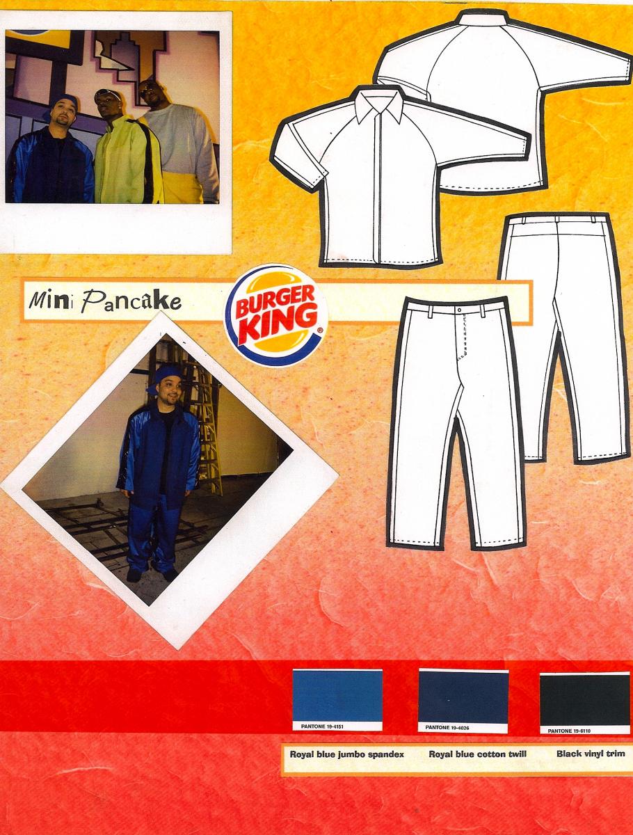 Costume Designs for Burger King Mini Pancake Ad Campaign