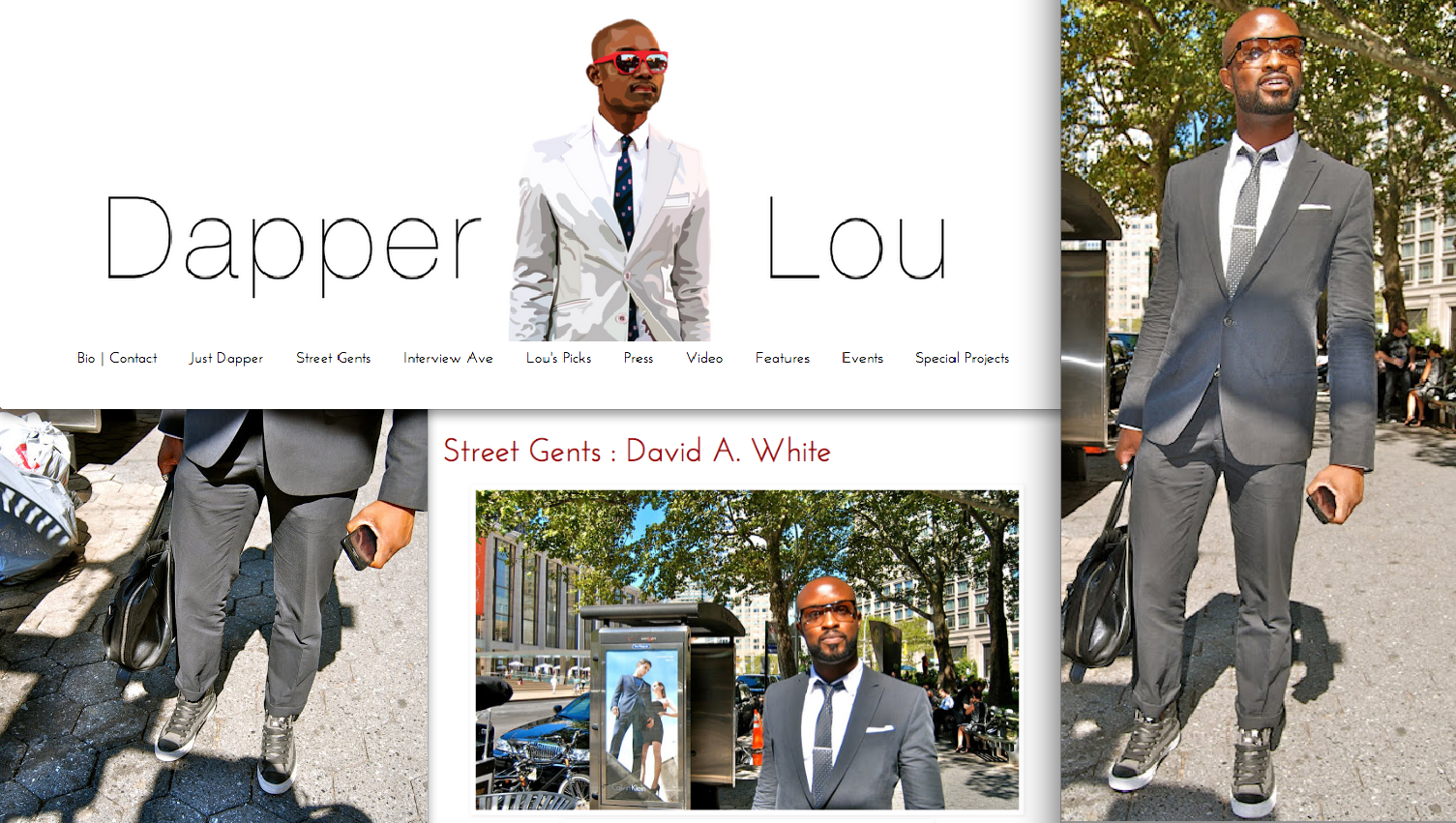 Dapper Lou Street Gent Feature during Mercedes Benz Fashion Week