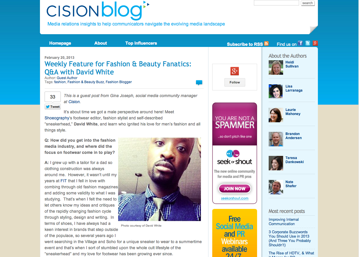 Cision Blog Feature