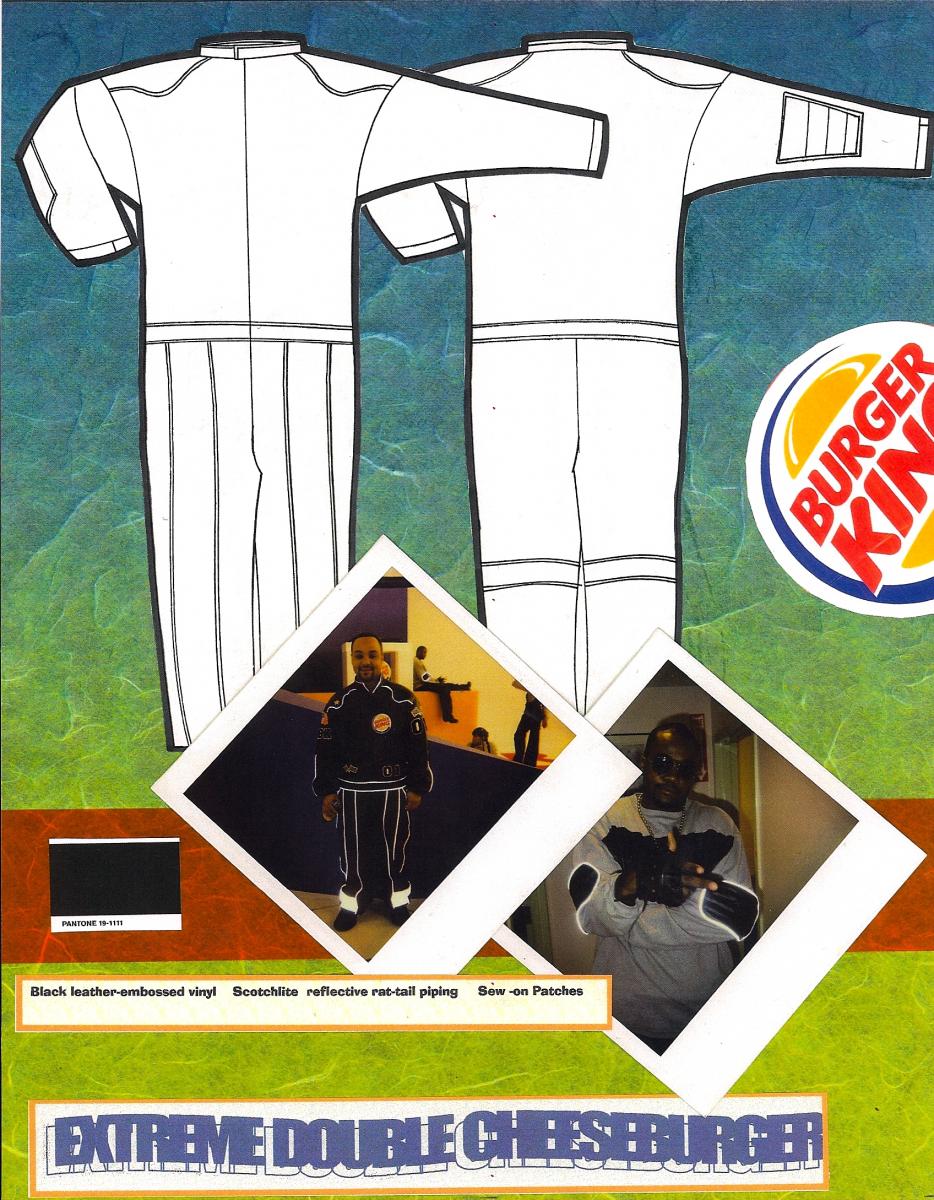 Costume Designs for Burger King Extreme Double Cheeseburger Ad Campaign