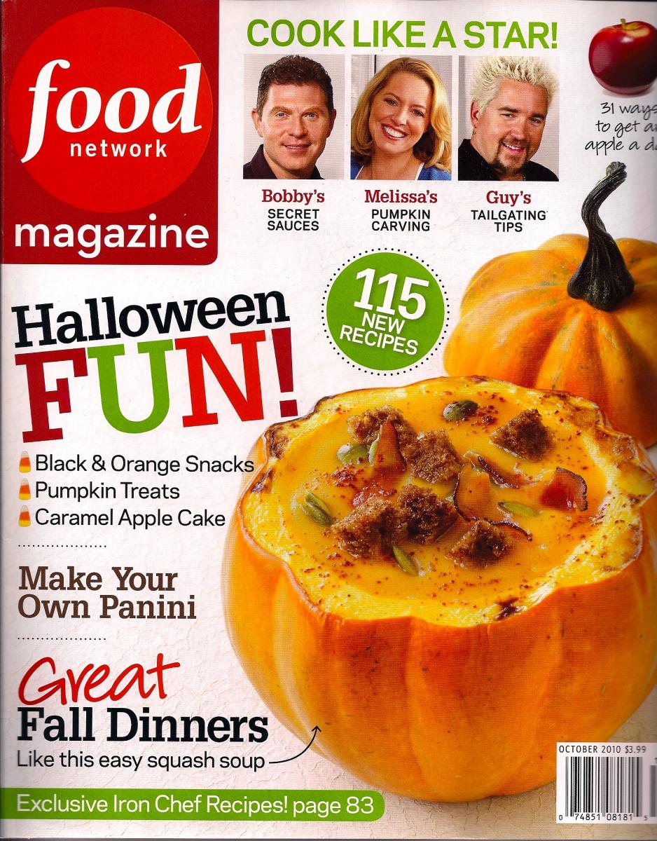 Food Network Magazine October 2010 with Aarti Sequeria